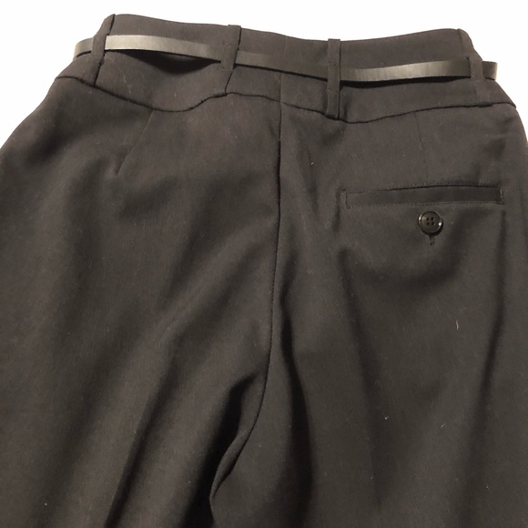 High waisted, wide leg black pants - Picture 3 of 9